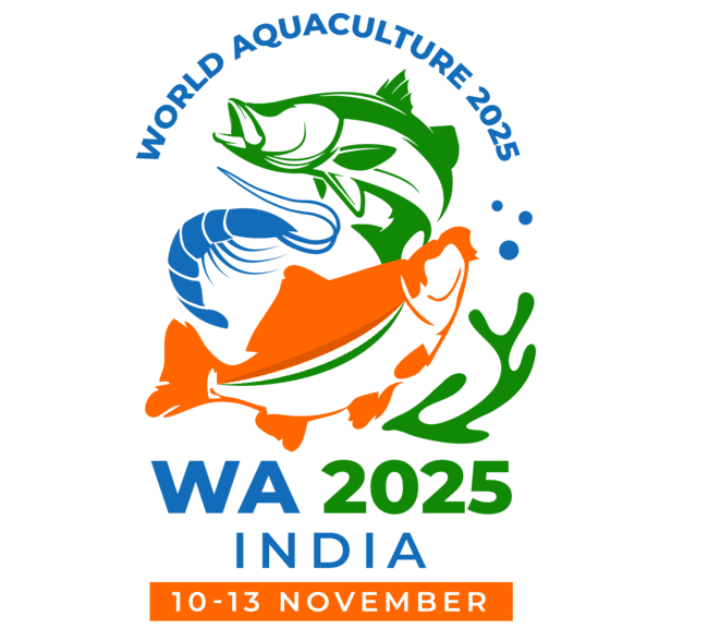 World Aquaculture India 2025 logo.