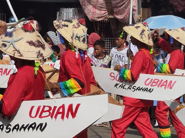 Dancers at the Agal-Agal festival.