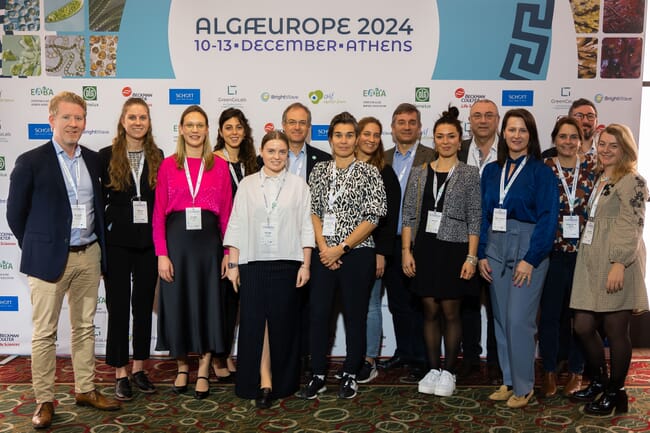 EABA and DLG Benelux representatives at AlgaEurope 2024.