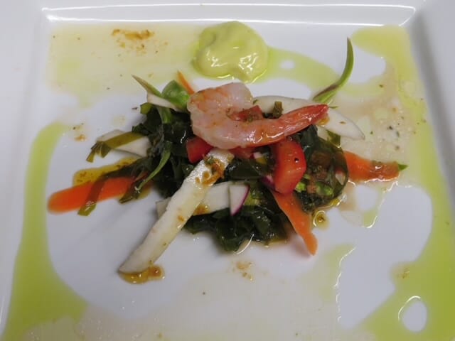 shrimp and kelp salad
