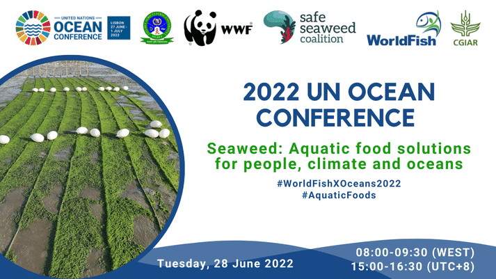The virtual event is linked to the UN Oceans Conference 2022