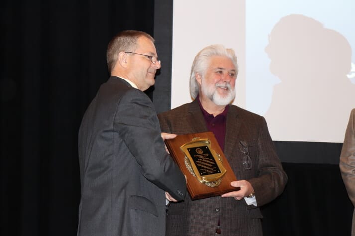 The author received the Distinguished Lifetime Achievement Award from the United States Aquaculture Society at Aquaculture 2019