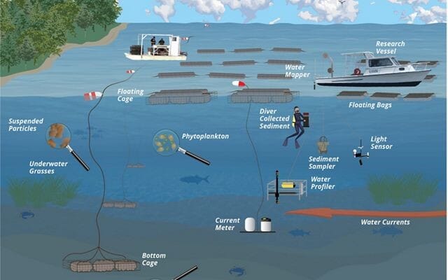 Details of the oyster restoration project