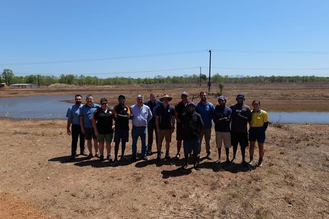 CSIRO team with partners