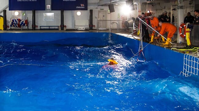Man overboard challenge at Errigal training centre