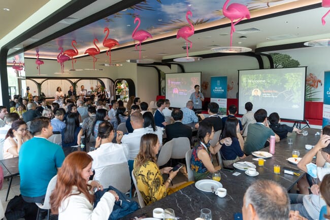 A packed out event.