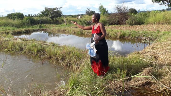 Kyra Hoevenaars recently trained tilapia producers in Zambia in how to practice more sustainable farming methods