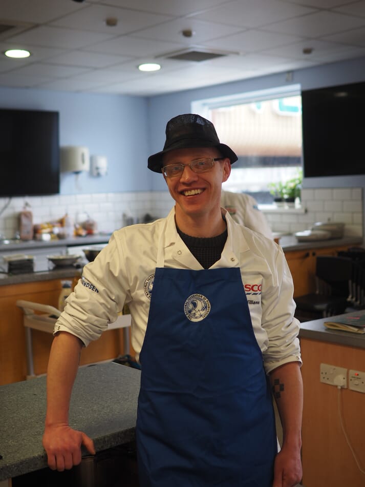 Ken Williams, a fishmonger at Tesco, Helsby, is the first person to have passed the Elementary Food Hygiene Exam from the Royal Environmental Health Institute of Scotland using Seafish’s online food hygiene open learning module