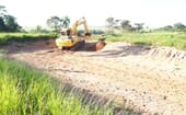 Excavating an earthen pond thumbnail