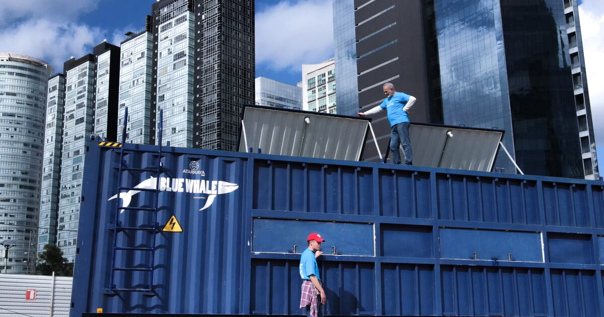 Can a shipping container system make pricey shrimp RAS redundant?