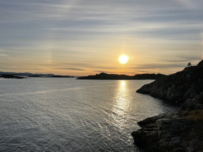 Coastline in ﻿Frøya municipality, Norway.