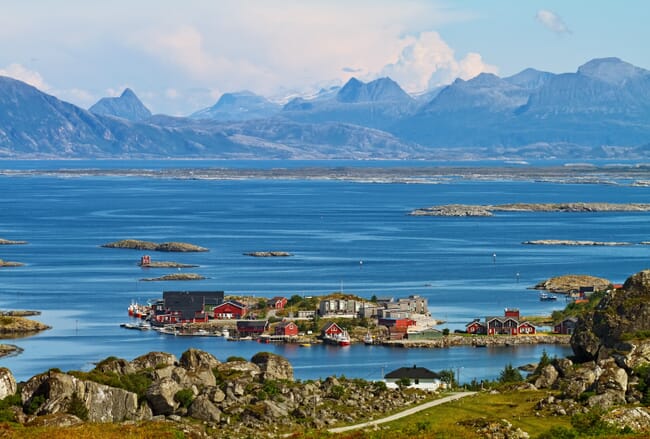 Lovund island landscape