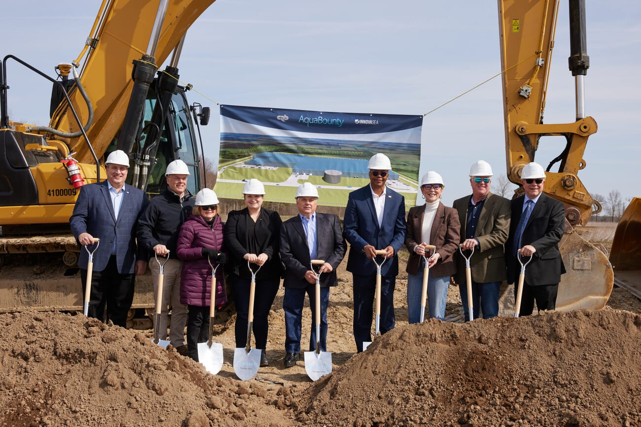 AquaBounty breaks ground for new RAS facility The Fish Site