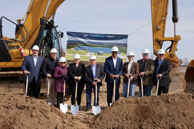 People holding shovels