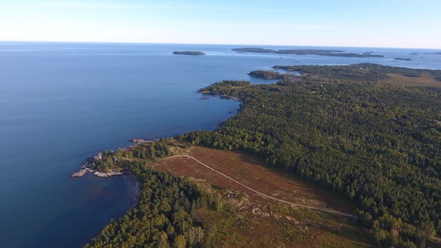 The proposed site of the Kingfish Maine RAS, just outside Jonesport