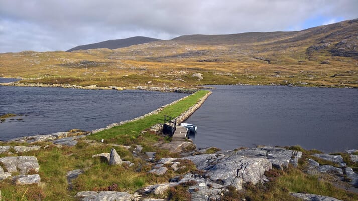 The West Harris Trust has been awarded £35,000 to save the leaking Fincastle Dam which supports the western bank of Loch Fincastle
