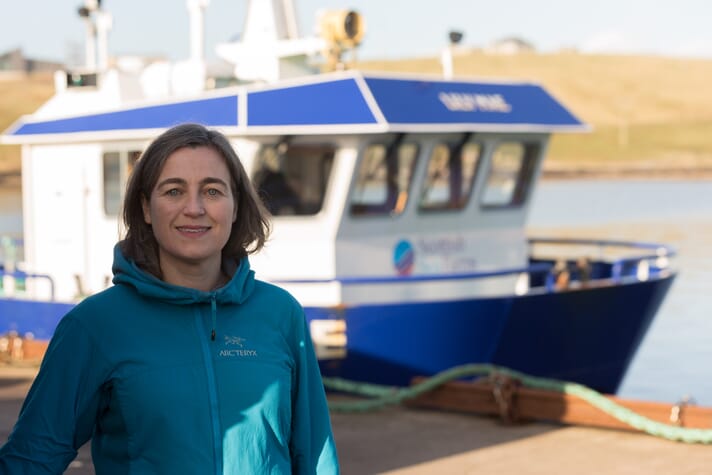 Julie Hesketh-Laird, chief executive of the Scottish Salmon Producers Organisation
