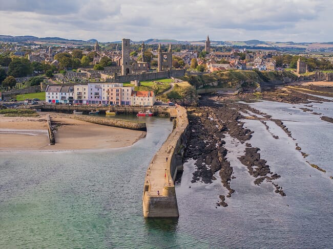 Vista aérea de St Andrews