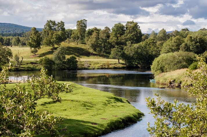 Spey river in Scotland
