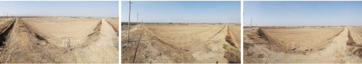 Farmer-submitted photos from Gujarat, India verify that ponds have been fallowed prior to stocking
