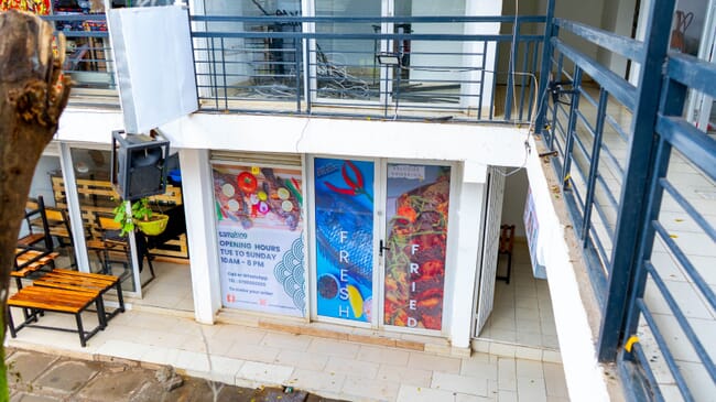 A fish shop.