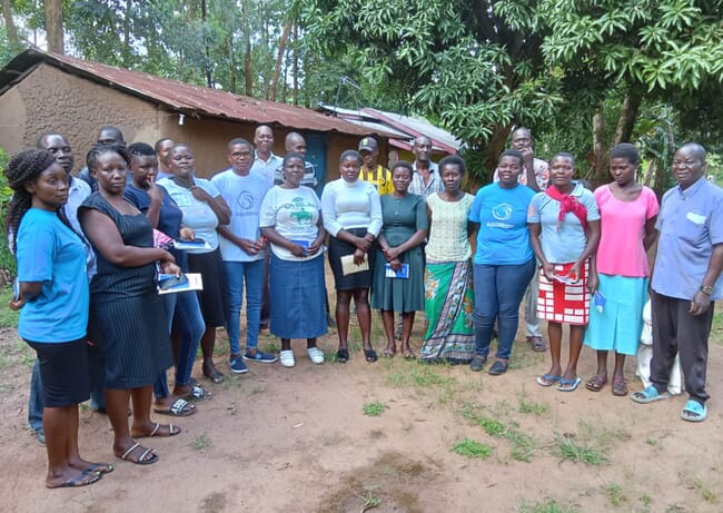 A group of fish farmers.