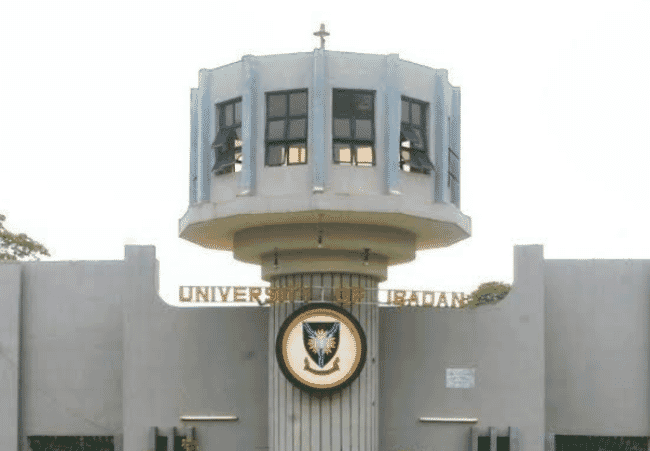 a concrete building's facade