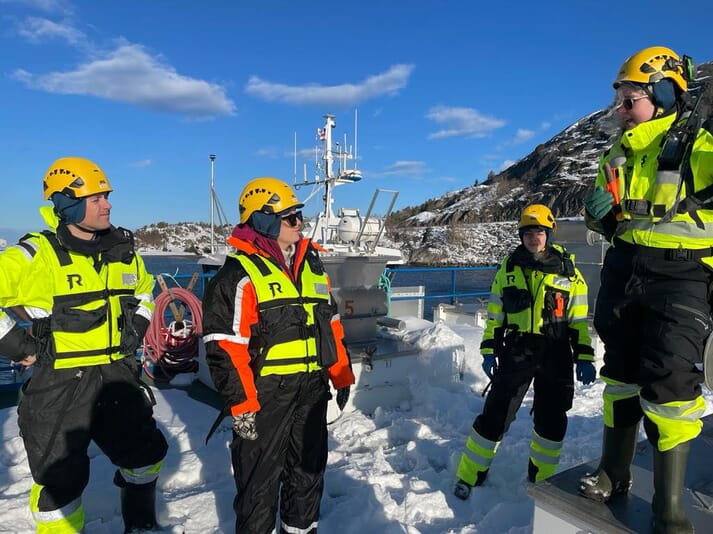 The BioFeyn team have been based in Arctic Norway for the last six months, working with Nova Sea