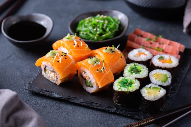 Plato de sushi