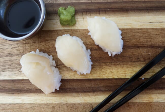 mycoprotein-based sushi