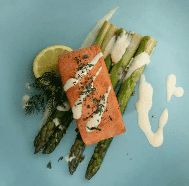 plant-based salmon fillet