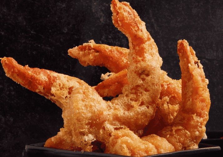 fried plant-based shrimp