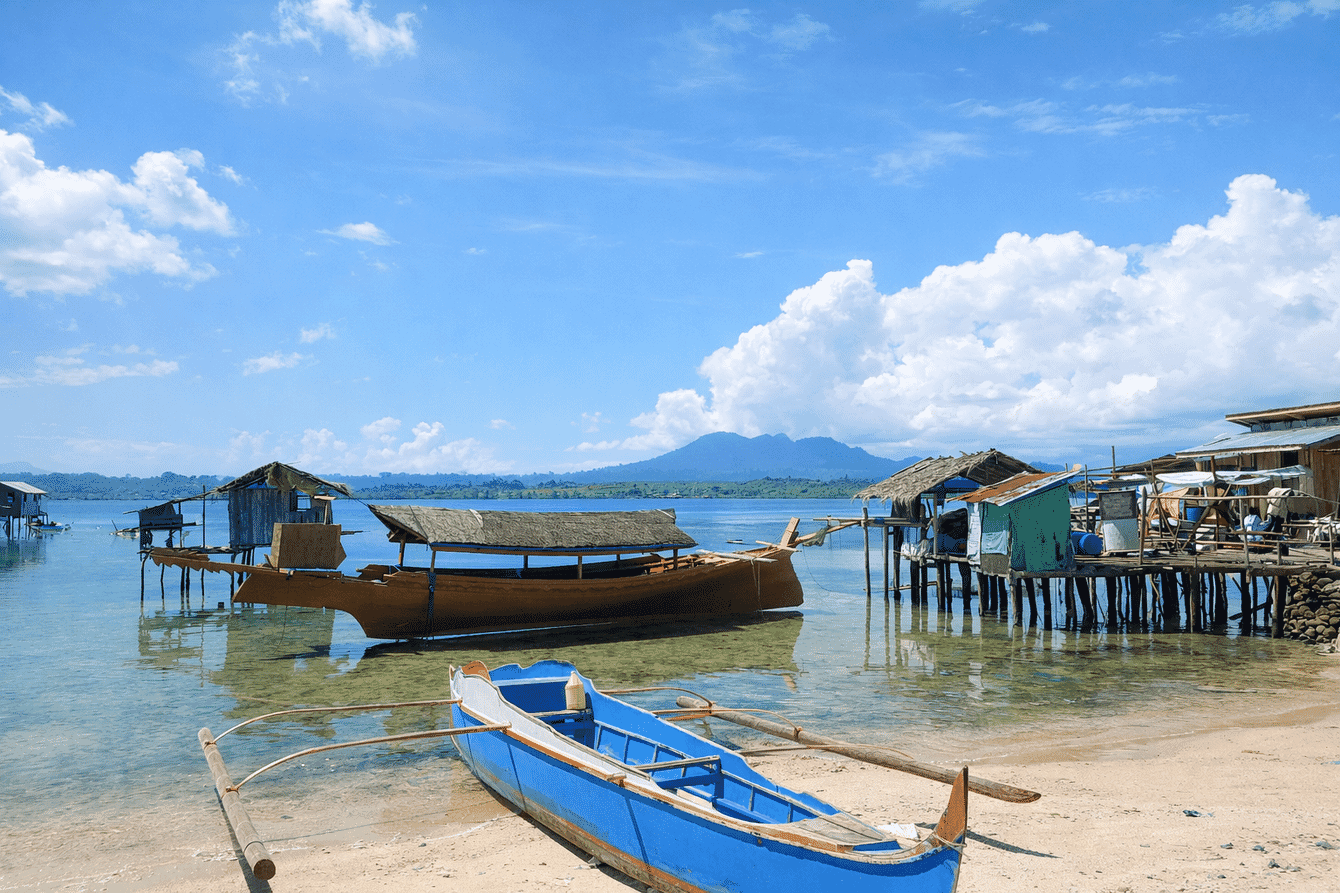 A seaweed community in Tawi-Tawi, Philippines.