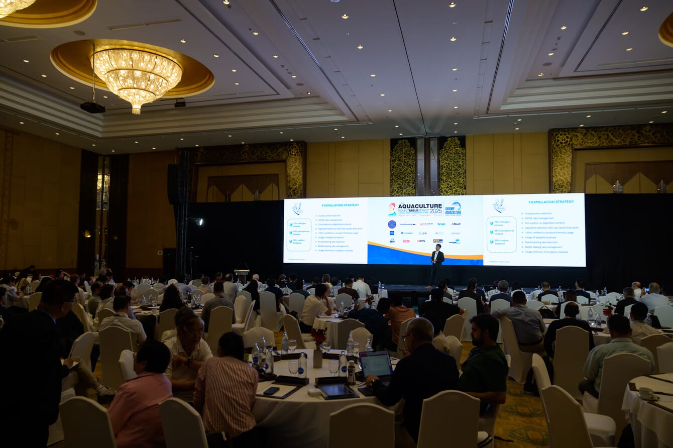 The opening ceremony of an aquaculture conference in Thailand.