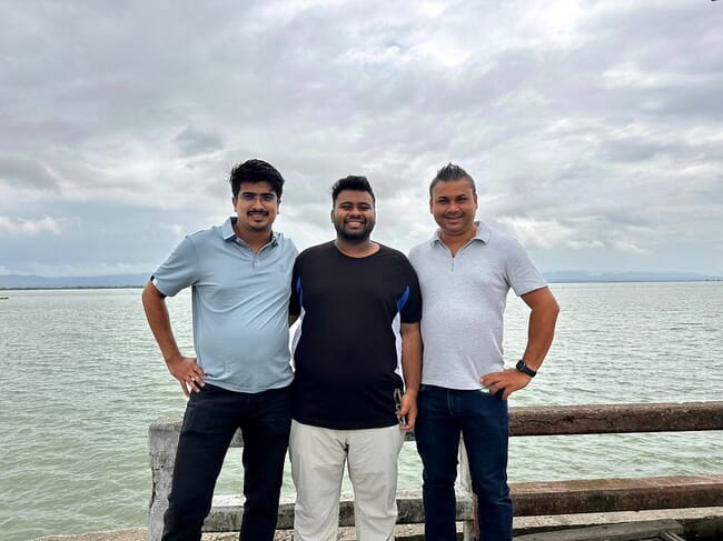 Three men in Bangladesh