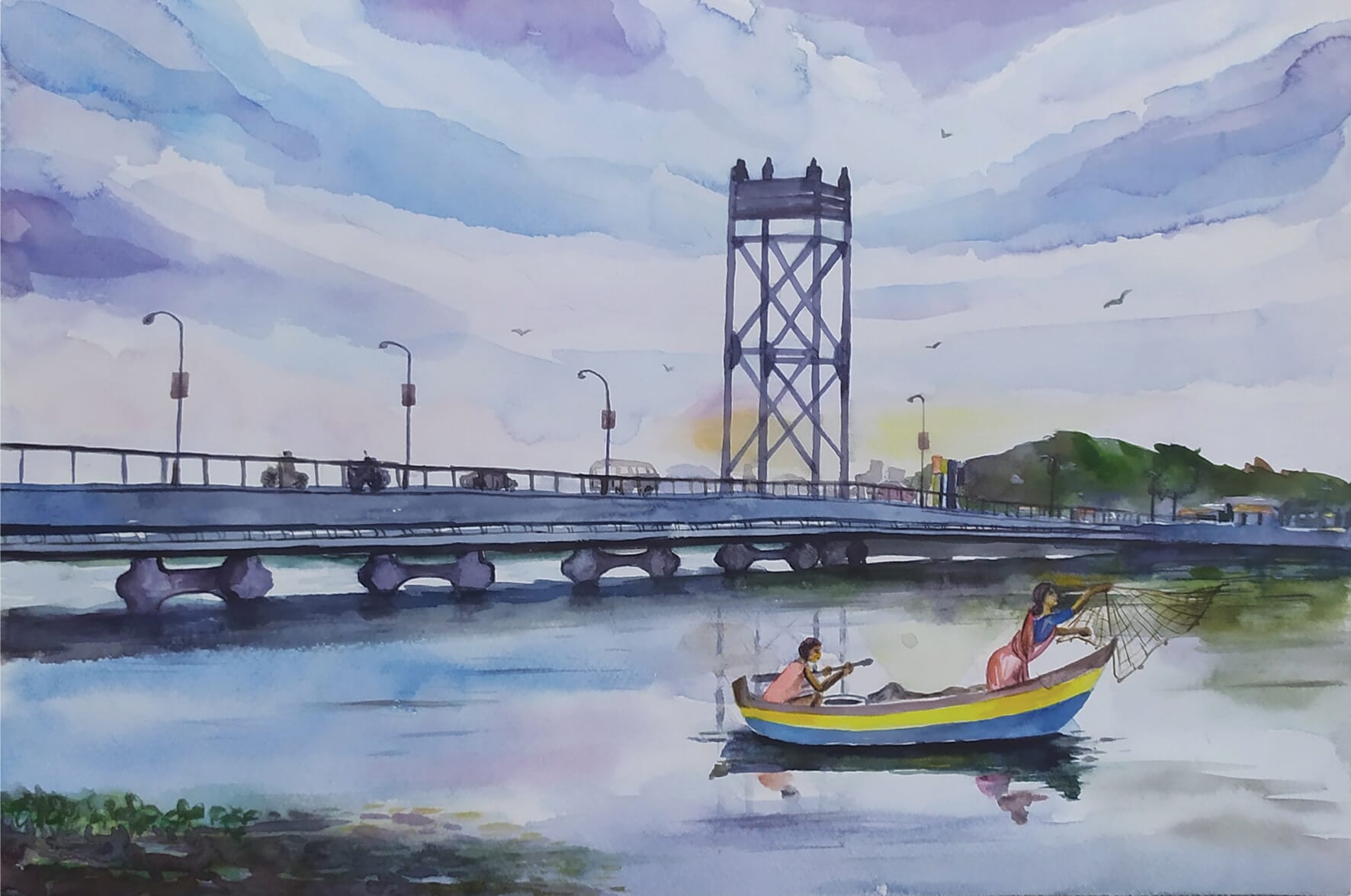 "fishing in Kochi backwaters" thumbnail