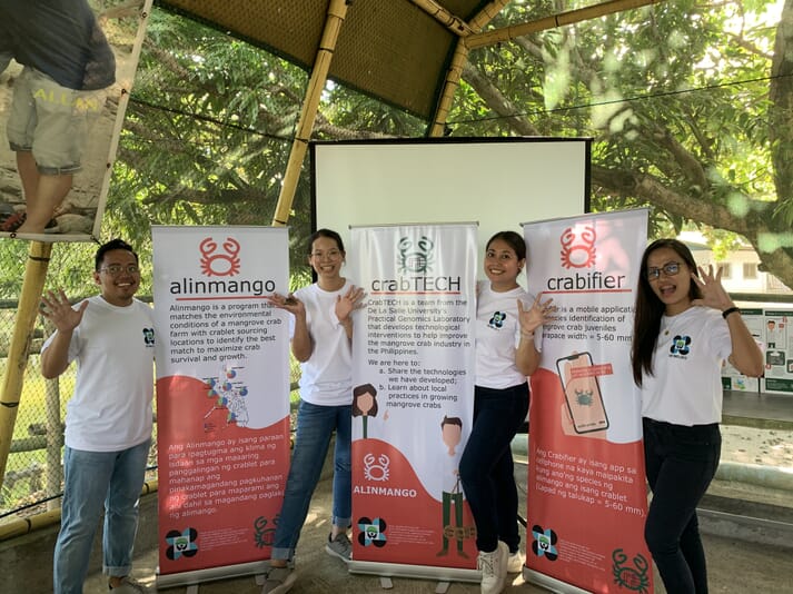 The DLSU team has developed both the Crabifier and Alinmango apps