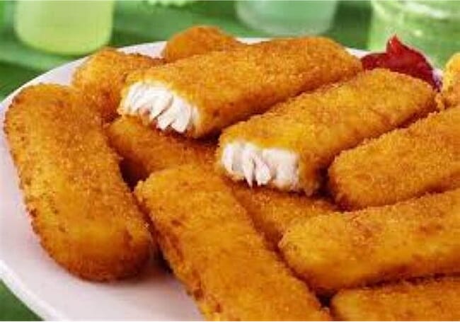 Fish fingers.