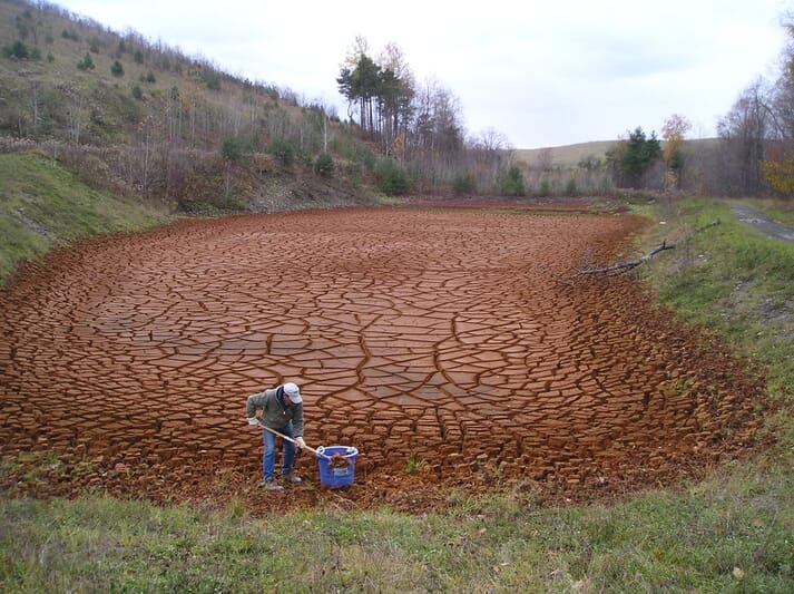 Mine drainage ochres are plentiful, economical and highly effective at removing phosphorous from waster water systems.