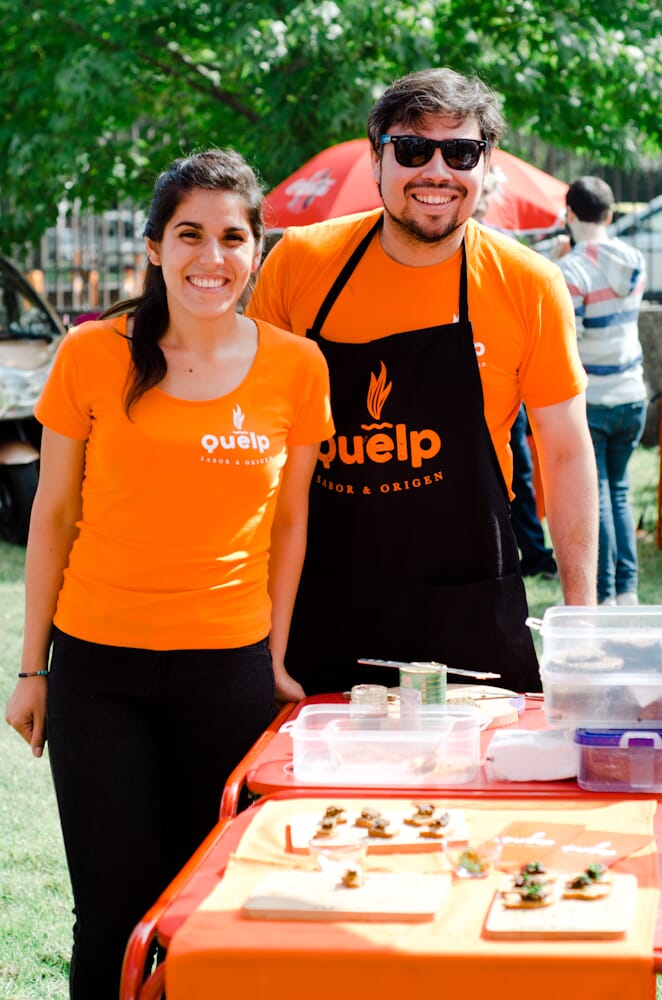 Quelp's co-founders Alejandra Allendes and Alonso Diaz