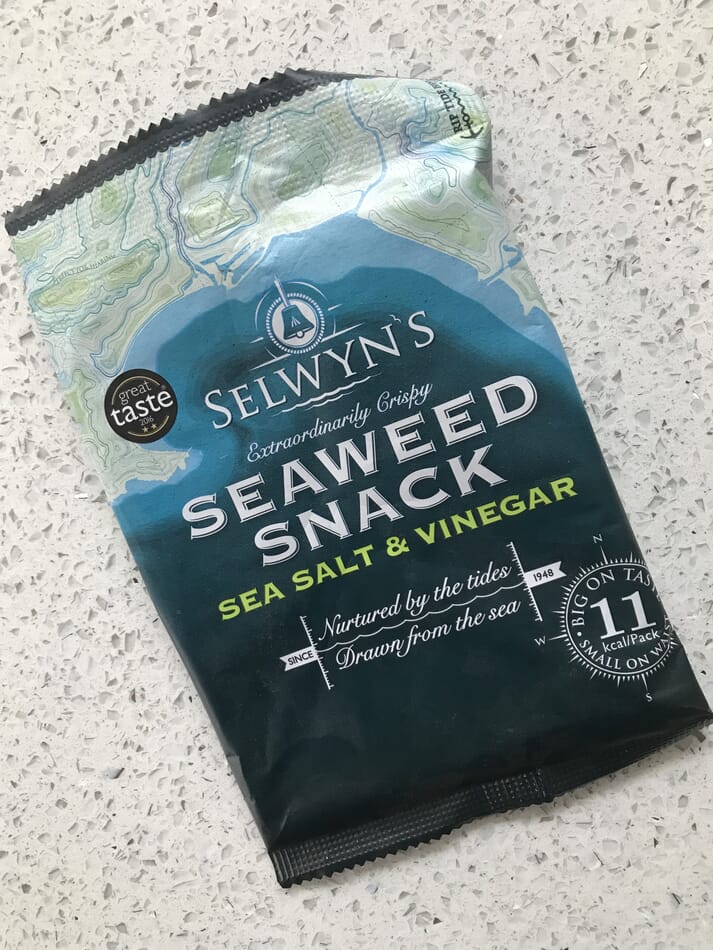 Selwyn's Seaweed offers a range of Porphyra seaweed snacks