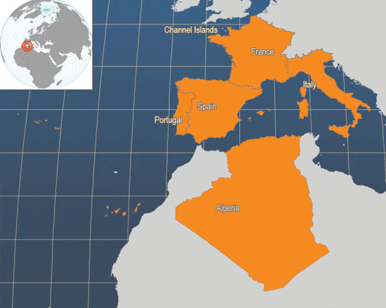 Main Producer Countries of Psetta Maxima