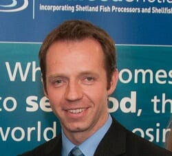 Michael Tait of Shetland Mussels Ltd