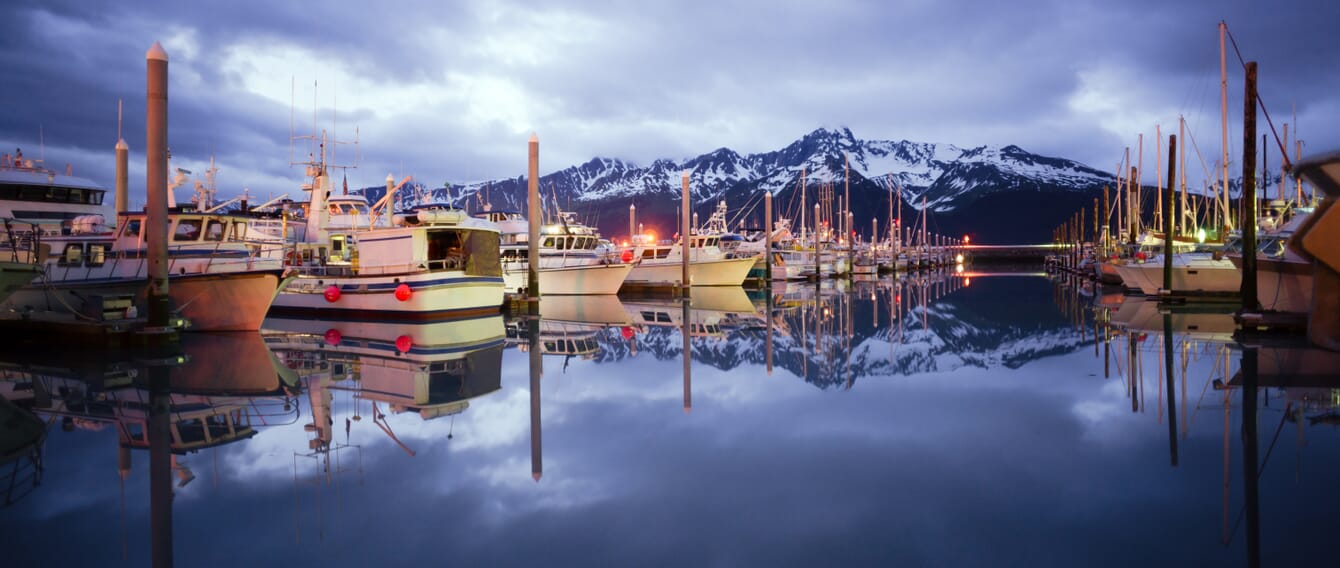 Alaska harbour.