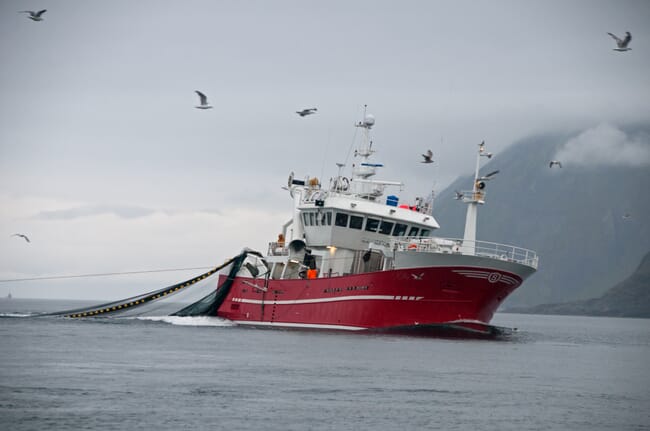 a fishing vessel